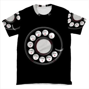 Rotary Me | Old Rotary Phone AOP T-shirt Tee