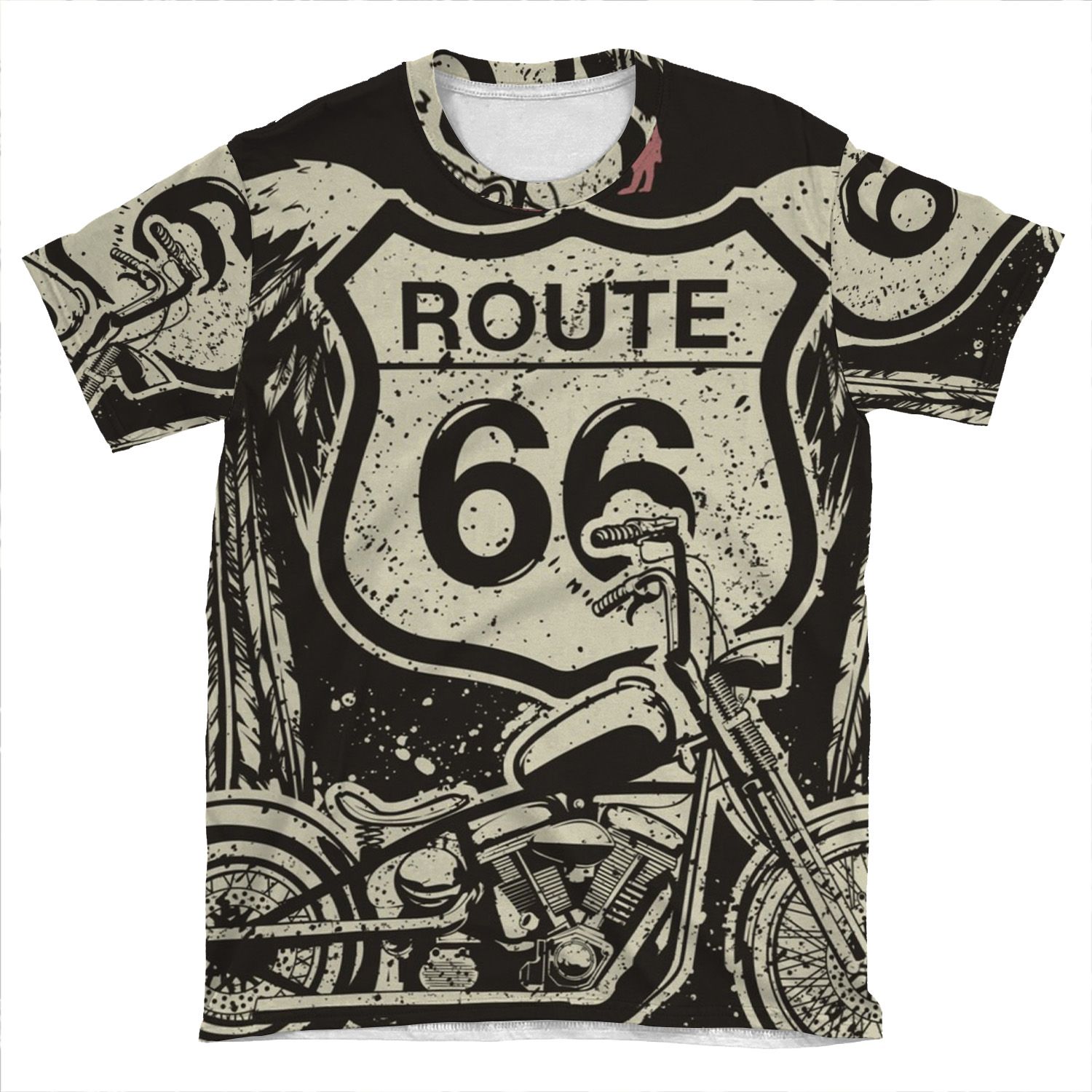 Route 66 AOP T-shirt Tee