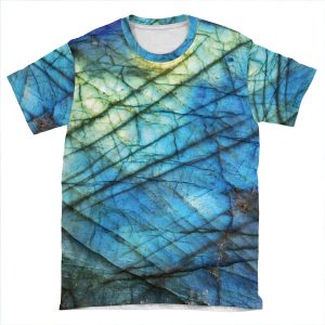 Royal Blue Labradorite AOP T-shirt Tee
