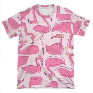 Royal Flamingo AOP T-shirt Tee
