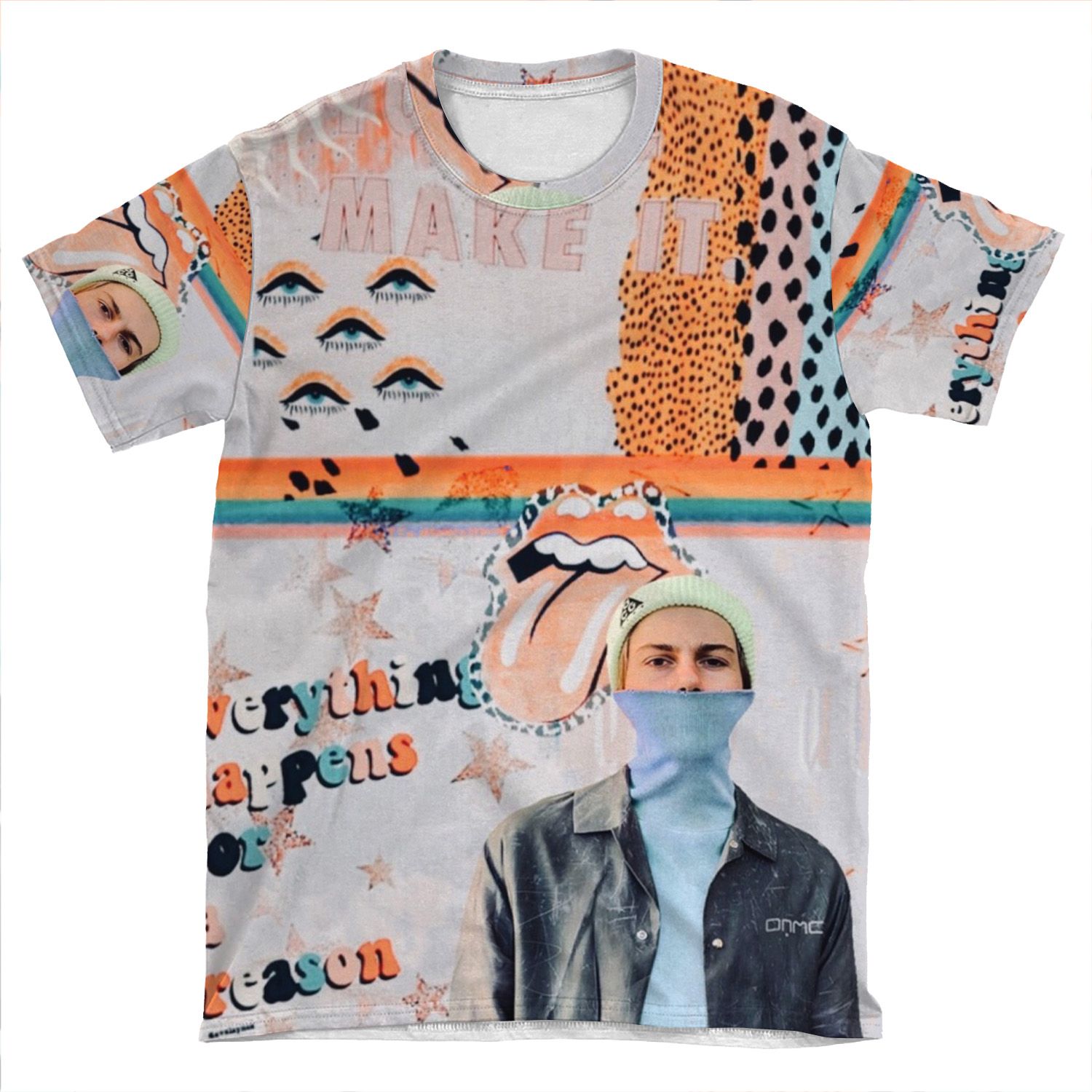 Ruel Collage AOP T-shirt Tee