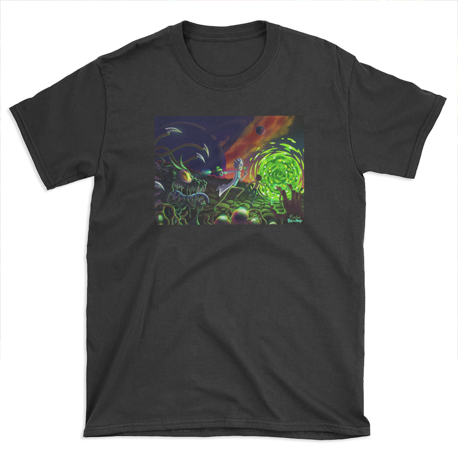 Run | Rick and Morty T-shirt Tee