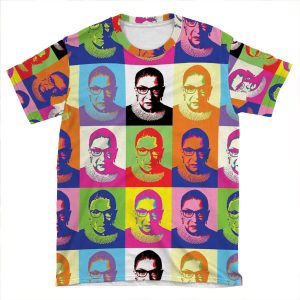 Ruth Bader Ginsburg AOP T-shirt Tee