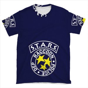 S.T.A.R.S. Logo AOP T-shirt Tee