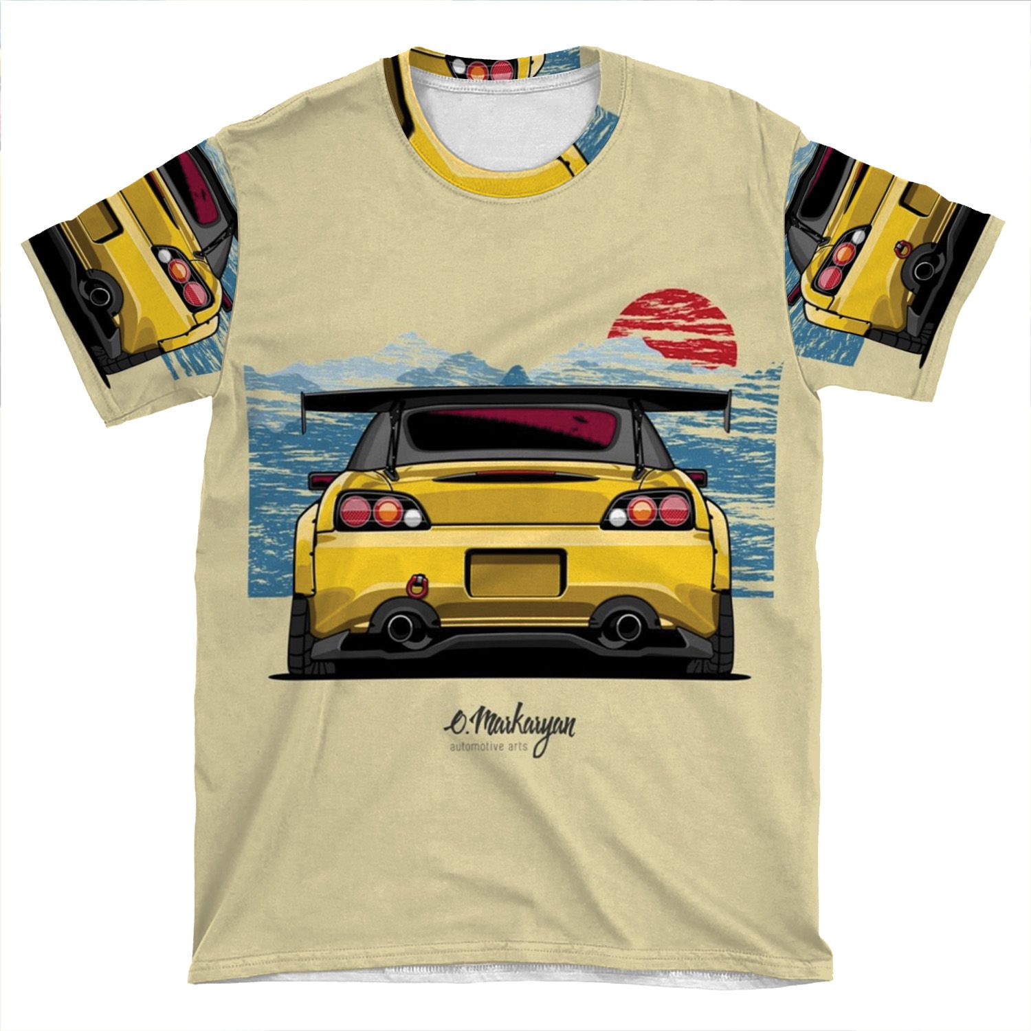 S2000 (Yellow) AOP T-shirt Tee