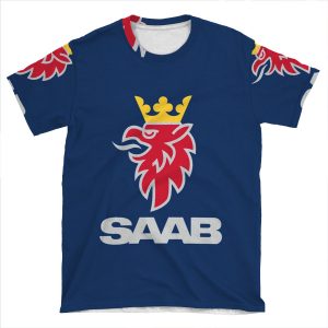 Saab Logo Products AOP T-shirt Tee