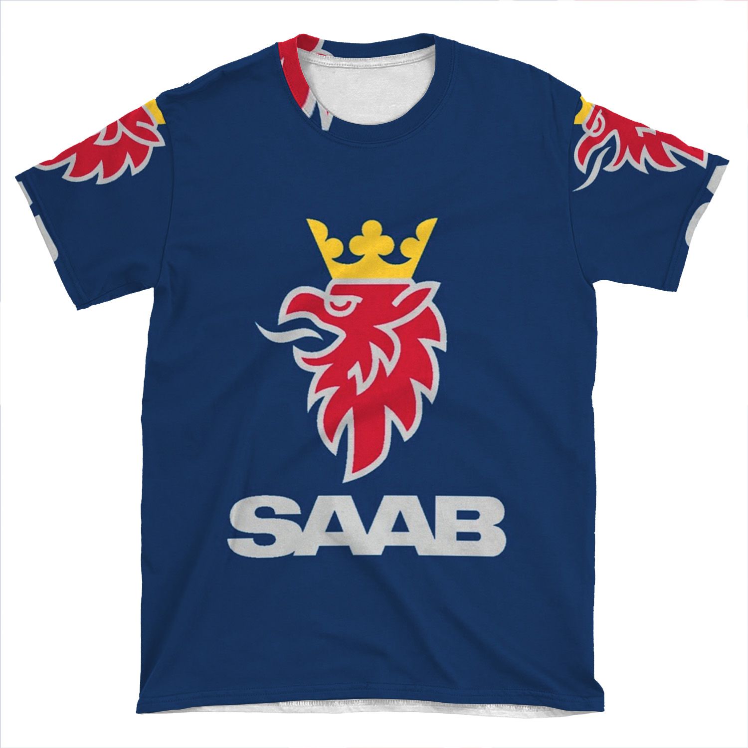 Saab Logo Products AOP T-shirt Tee