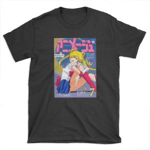 Sailor Moon Animage Magazine Cover T-shirt Tee