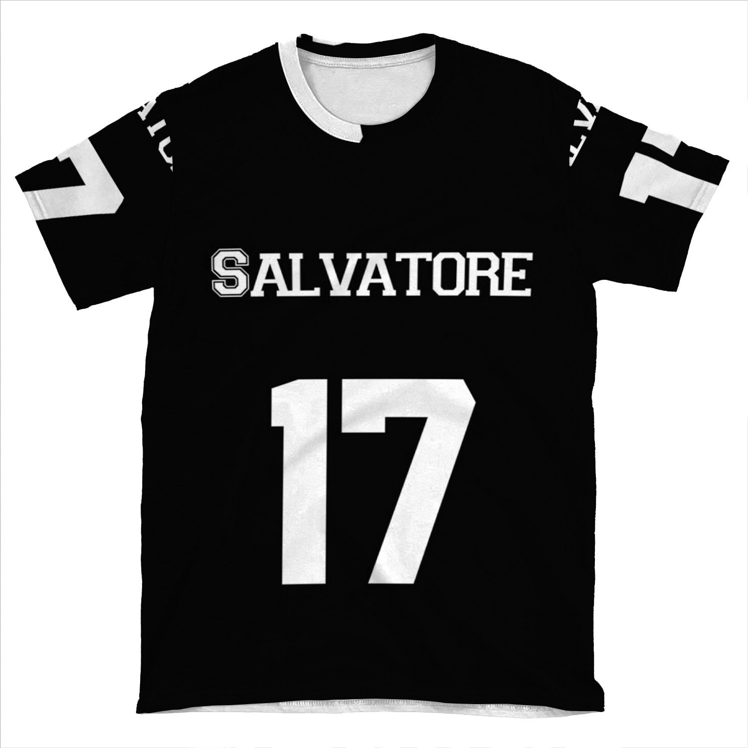 Salvatore White AOP T-shirt Tee