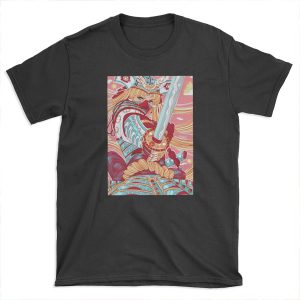 Samurai Moon T-shirt Tee