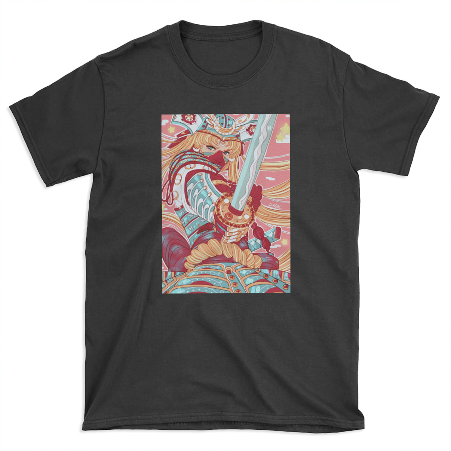 Samurai Moon T-shirt Tee
