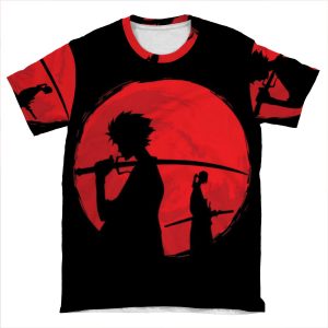 Samurai Sunset AOP T-shirt Tee
