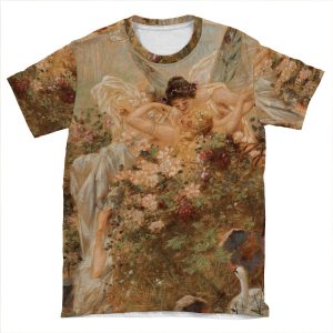 Sapphic Renaissance Painting AOP T-shirt Tee
