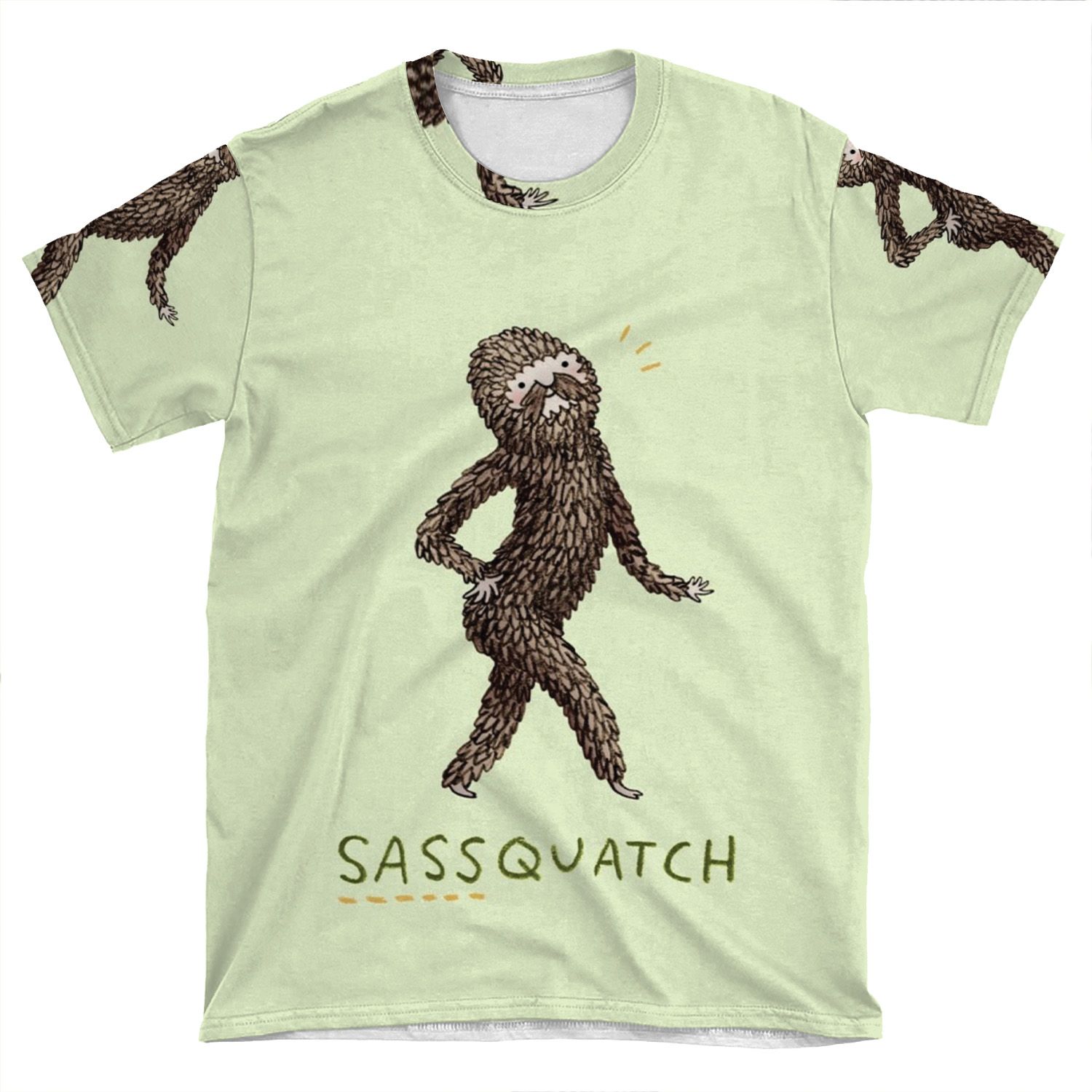 Sassquatch AOP T-shirt Tee