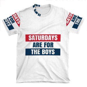 Saturdays Are For The Boys AOP T-shirt Tee