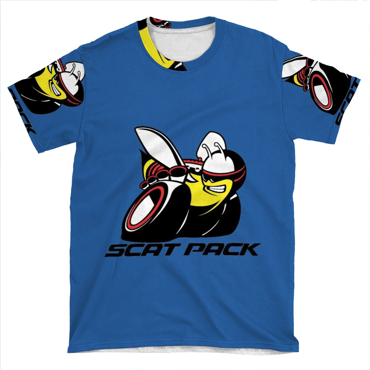 Scat Pack Black Letters AOP T-shirt Tee