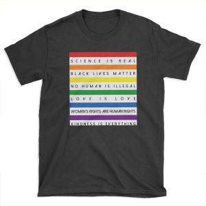 Science is Real Black Lives Matter T-shirt Tee