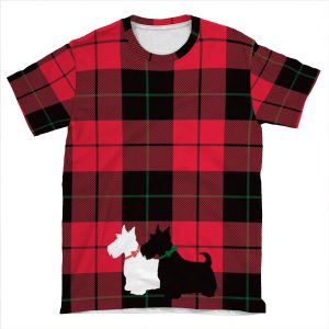 Scottie Tartan AOP T-shirt Tee