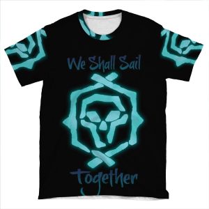 Sea Of Thieves: Athena We Shall Sail Together AOP T-shirt Tee