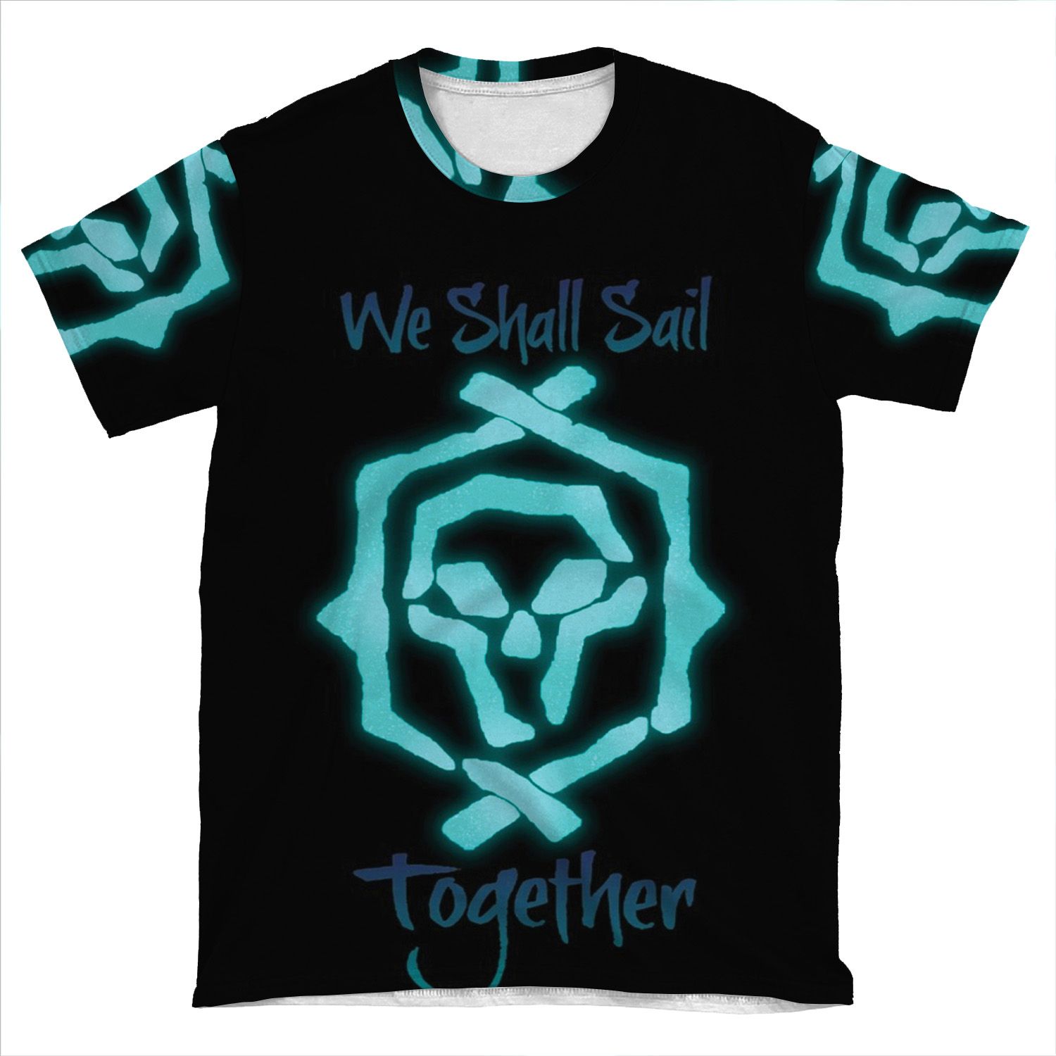 Sea Of Thieves: Athena We Shall Sail Together AOP T-shirt Tee