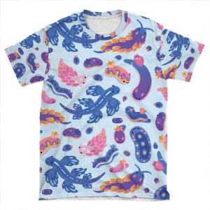 Sea Slug - Pastel Blue AOP T-shirt Tee