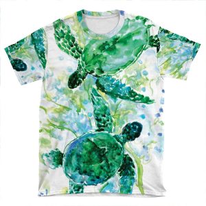 Sea Turtles AOP T-shirt Tee