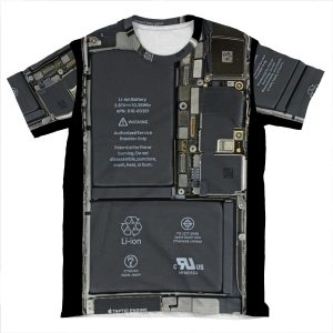 See-Through Iphone X AOP T-shirt Tee