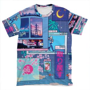 Seerlight Desktop Night AOP T-shirt Tee