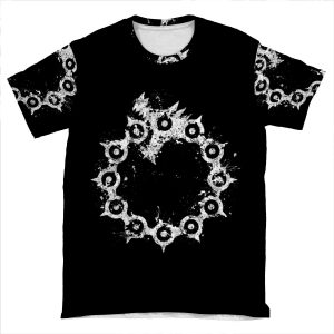 Seven Deadly Sins - Wrath AOP T-shirt Tee