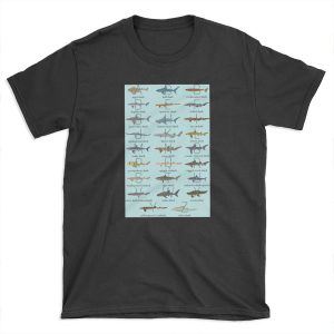 Shark Alphabet T-shirt Tee