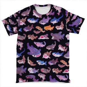 Shark Day AOP T-shirt Tee