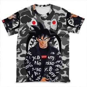 Shark Goku AOP T-shirt Tee