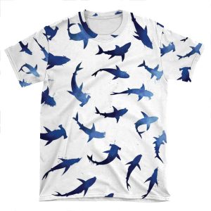 Shark Love AOP T-shirt Tee