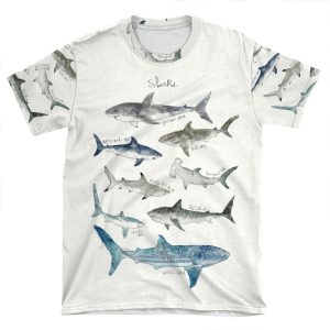 Sharks AOP T-shirt Tee