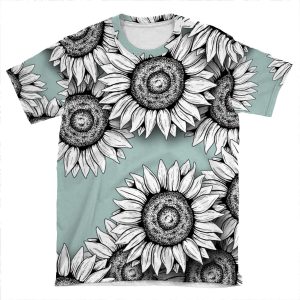 She Was As Wild As The Flowers AOP T-shirt Tee