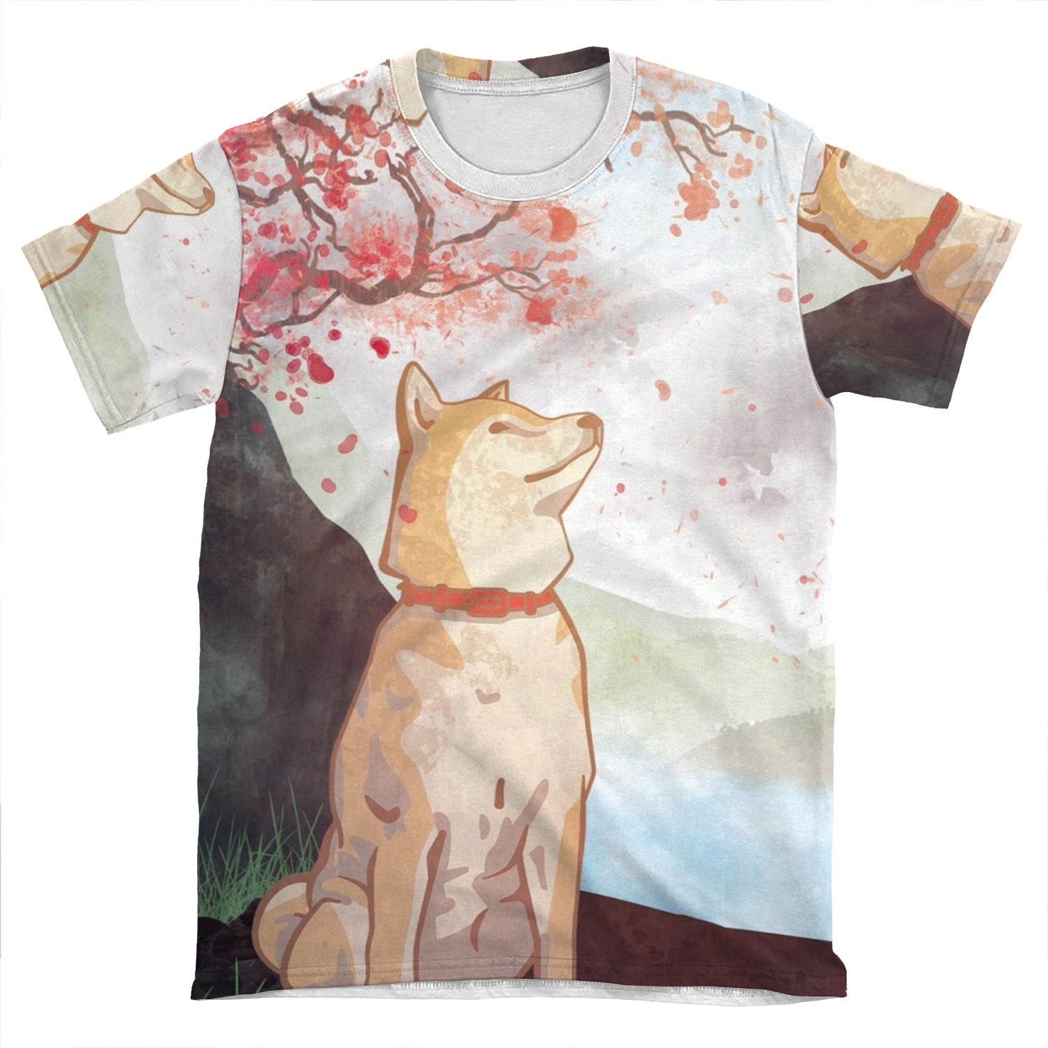 Shiba Inu AOP T-shirt Tee