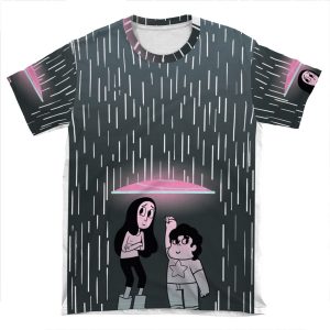 Shielding Connie From The Rain AOP T-shirt Tee