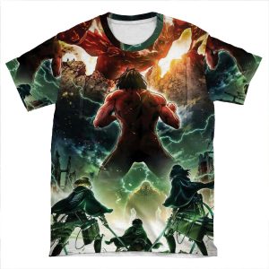 Shingeki No Kyojin 2 AOP T-shirt Tee