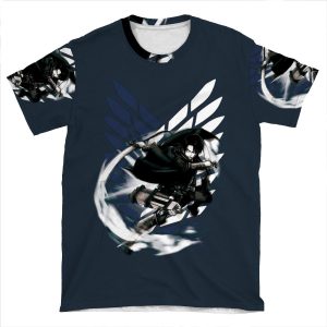 Shingeki No Kyojin - Levi Ackerman AOP T-shirt Tee