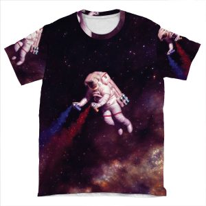 Shooting Stars - The Astronaut Artist AOP T-shirt Tee
