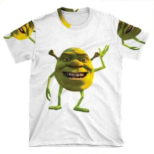 Shrek Wazowski AOP T-shirt Tee