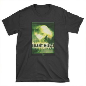 Silent Hill 2 - Ps2 Original Box Art (Green Cover) (Neon) T-shirt Tee