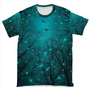 Silently, One By One, The Stars Blossomed AOP T-shirt Tee