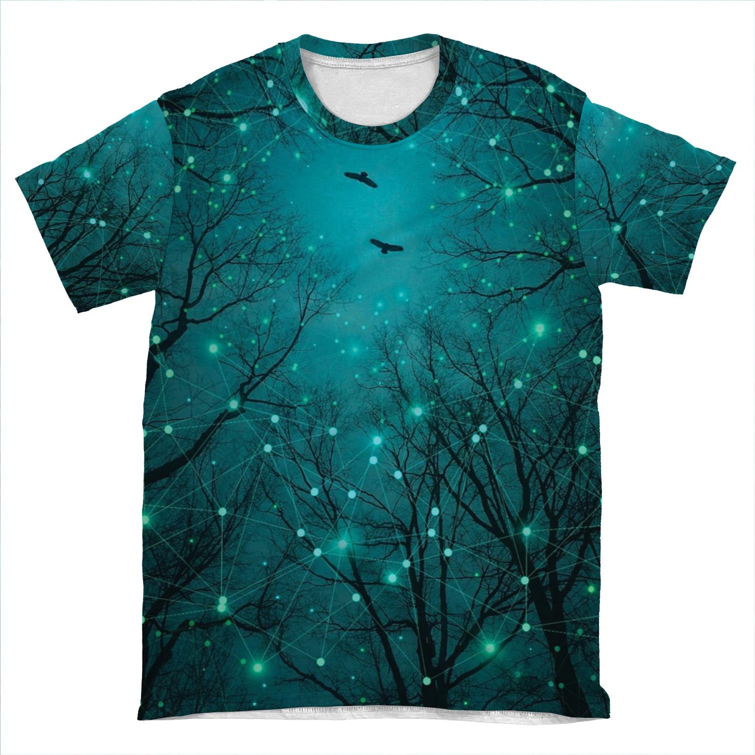 Silently, One By One, The Stars Blossomed AOP T-shirt Tee