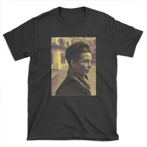 Simone de Beauvoir - stylized T-shirt Tee