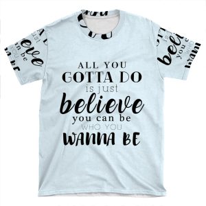 Sincerely, Me (Black) AOP T-shirt Tee