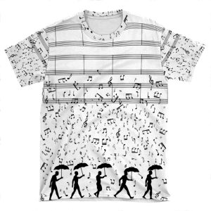 Singing In The Raaaain AOP T-shirt Tee