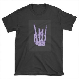 Skeleton hand | Lilac T-shirt Tee