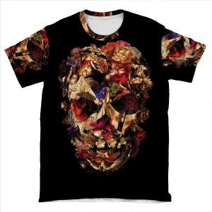 Skull Mcqueen AOP T-shirt Tee