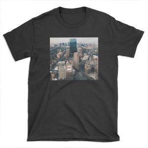 Skyline of Boston T-shirt Tee
